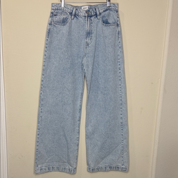 Hudson Jeans Denim - Hudson Jeans Acid Wash Denim Jolene Wide Leg